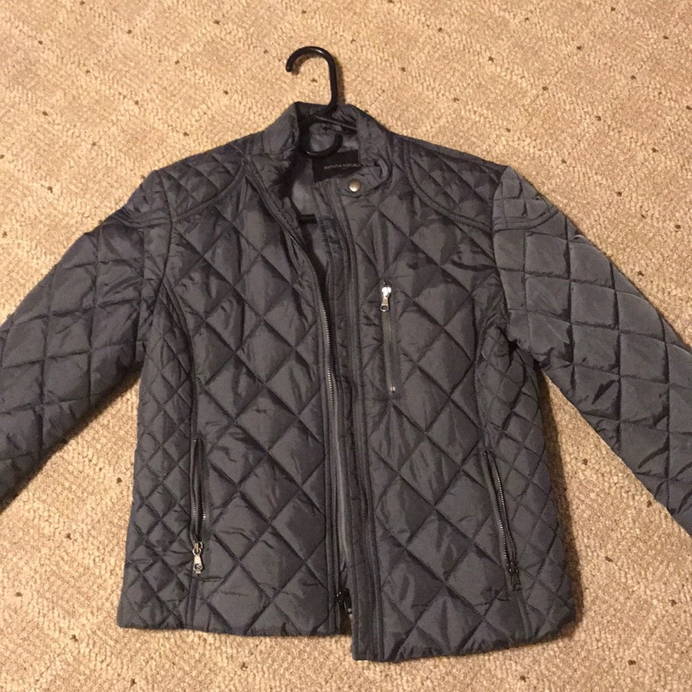Banana Republic Quilted Short Coat